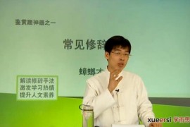 鉴赏题神器之一：修辞手法（学而思3讲）百度网盘