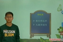 学而思网校四年级上册数学满分班（教材精讲+奥数拓展）张新刚16讲视频 百度网盘