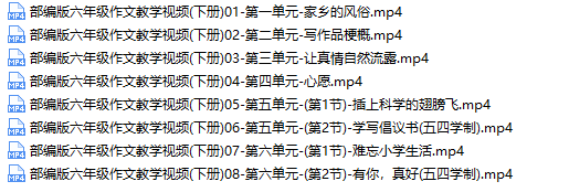 部编版六年级课本作文同步辅导网课视频文件截图(2)