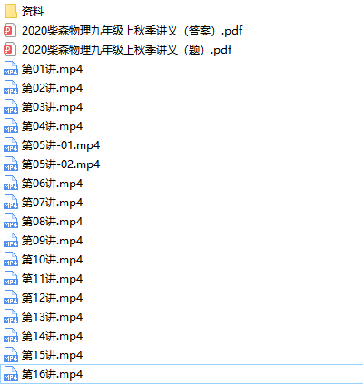 柴森初中九年级物理讲课视频全集-文件截图(3)