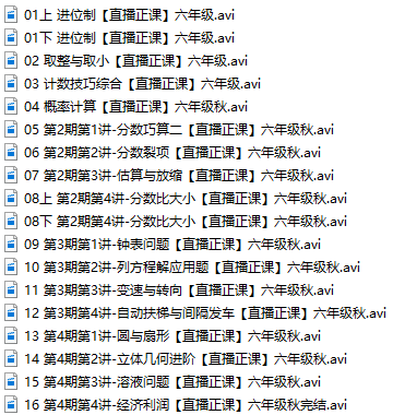 傲德6年级数学双师思维视频课-文件截图(3)